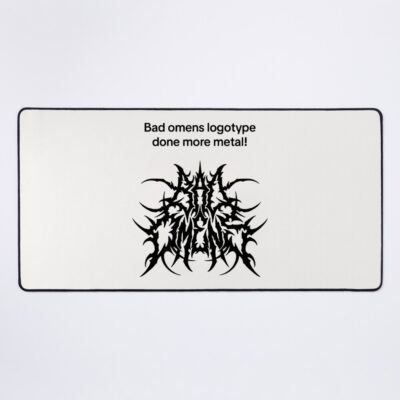 Bad20Omens20Band20Logo20Type20Mousepad - Bad Omens UK Store