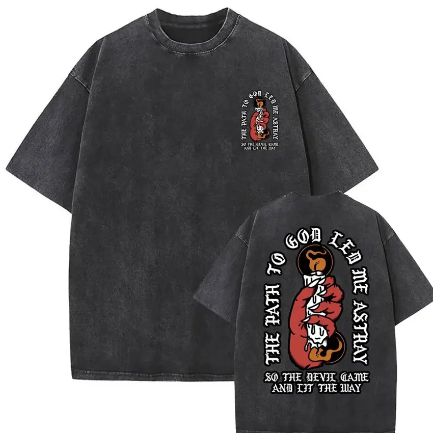 Bad Omens Snake Symbol Mineral Wash T-Shirt