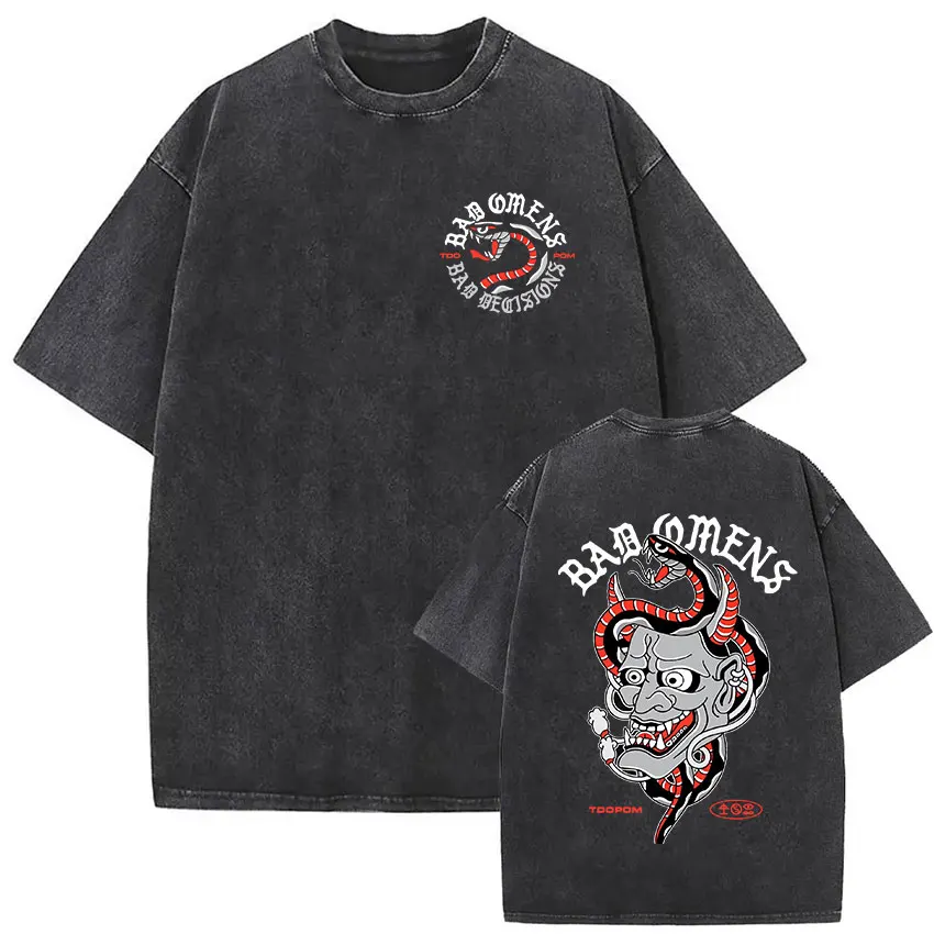 Bad Omens Hannya Mineral Wash T-Shirt