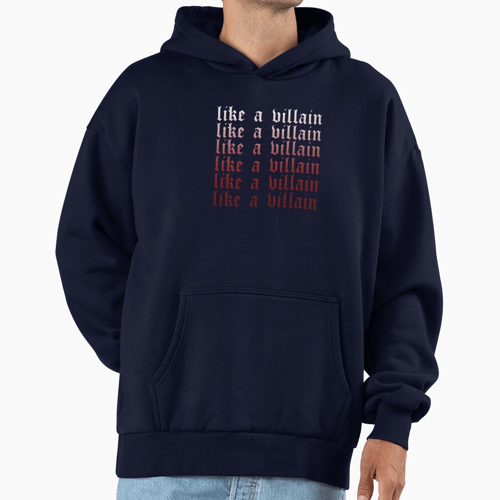 Like A Villain Bad Omens Song Lyrics Hoodie - Image 5