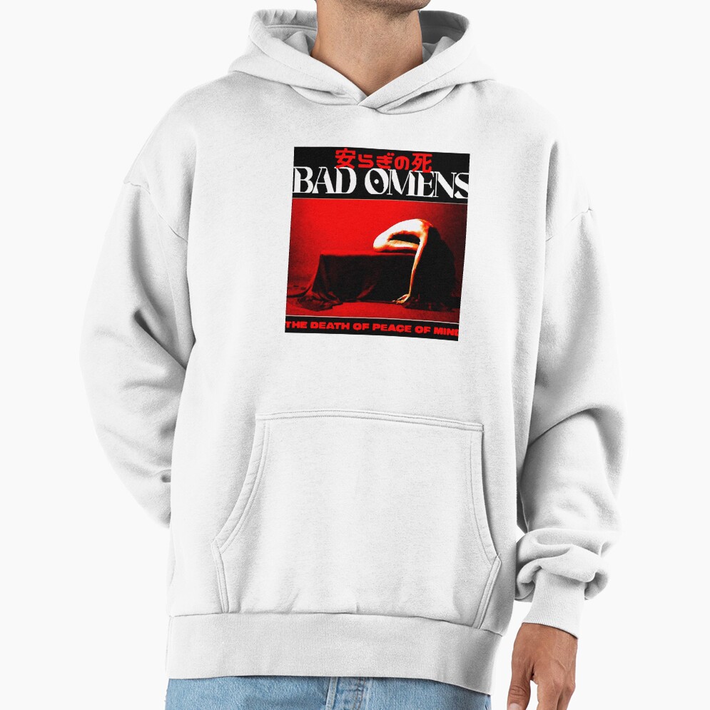 Bad Omens Vintage Logo Music Tour Albums Hoodie - Image 2