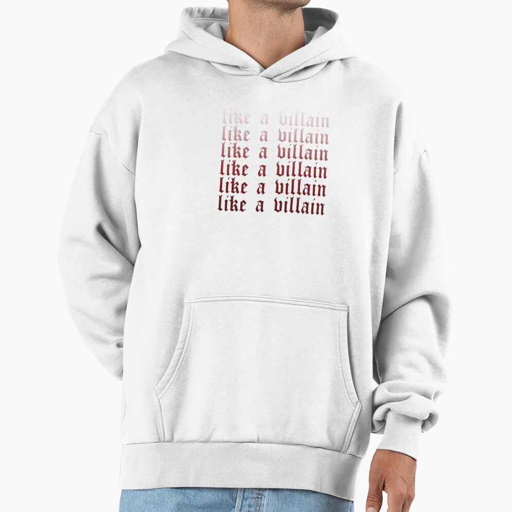 Like A Villain Bad Omens Song Lyrics Hoodie - Image 2
