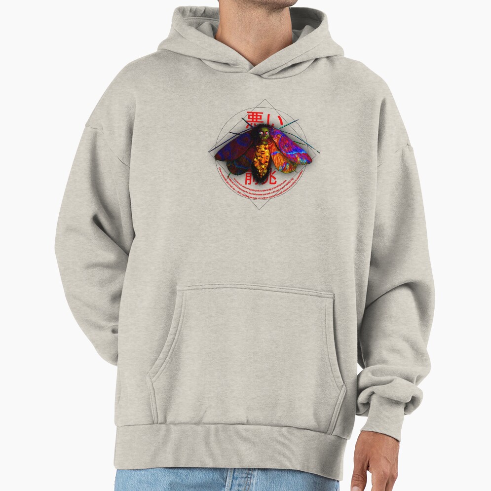 Bad Omens Occult Cyber Moth Hoodie - Image 3