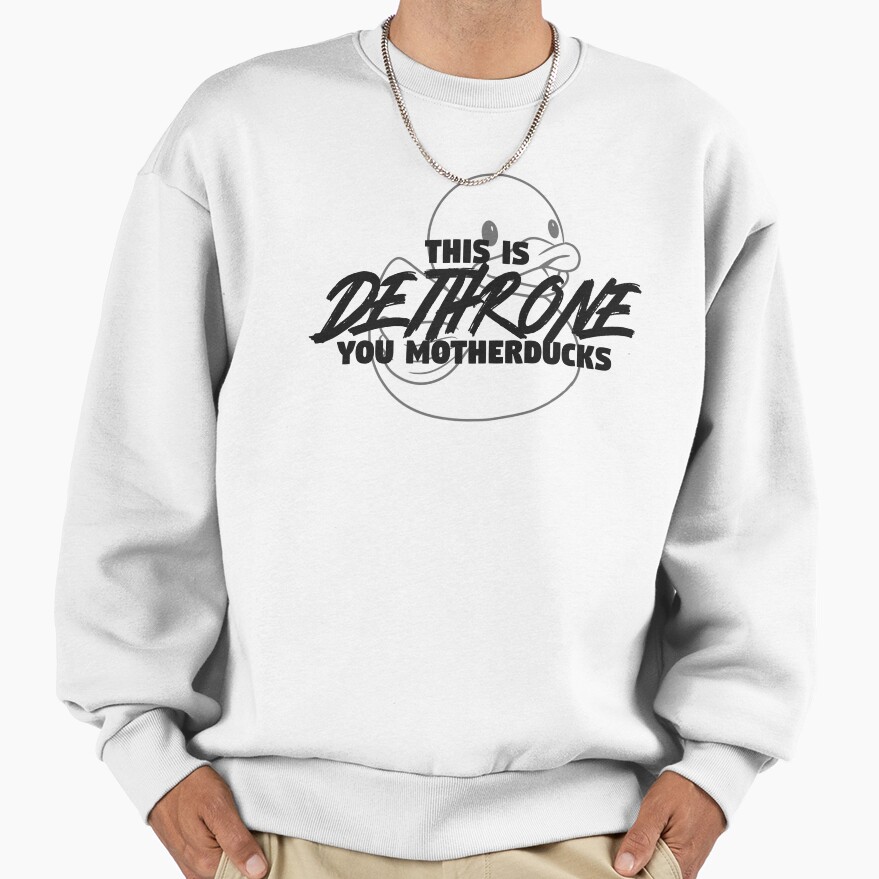 This Is Dethrone You Motherducks Bad Omens Sweatshirt - Image 2