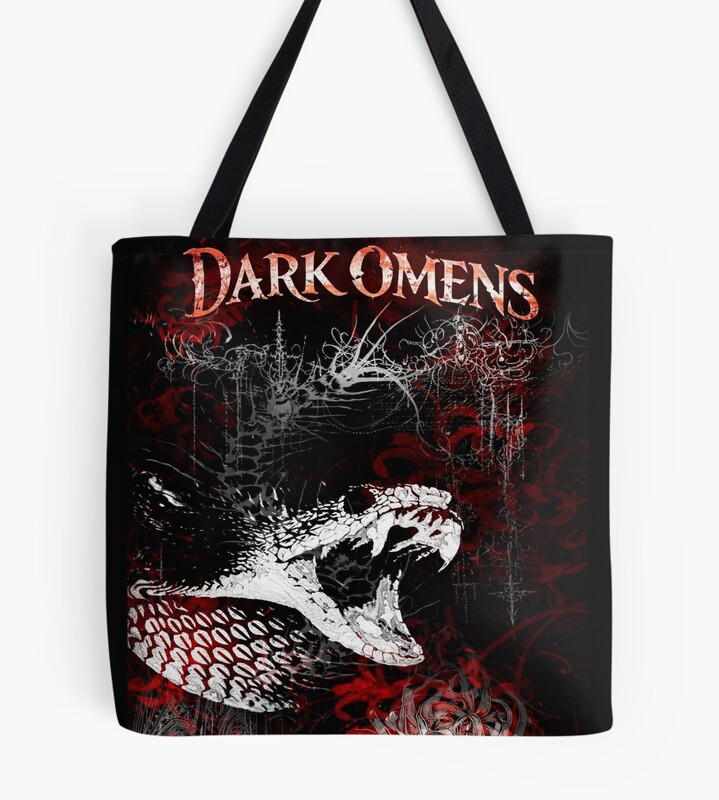 Dark Omens Gothic Snake Tote Bag