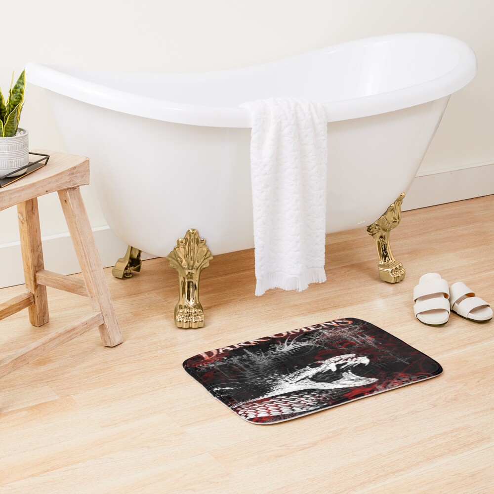 Dark Omens Gothic Snake Bath Mat - Image 2