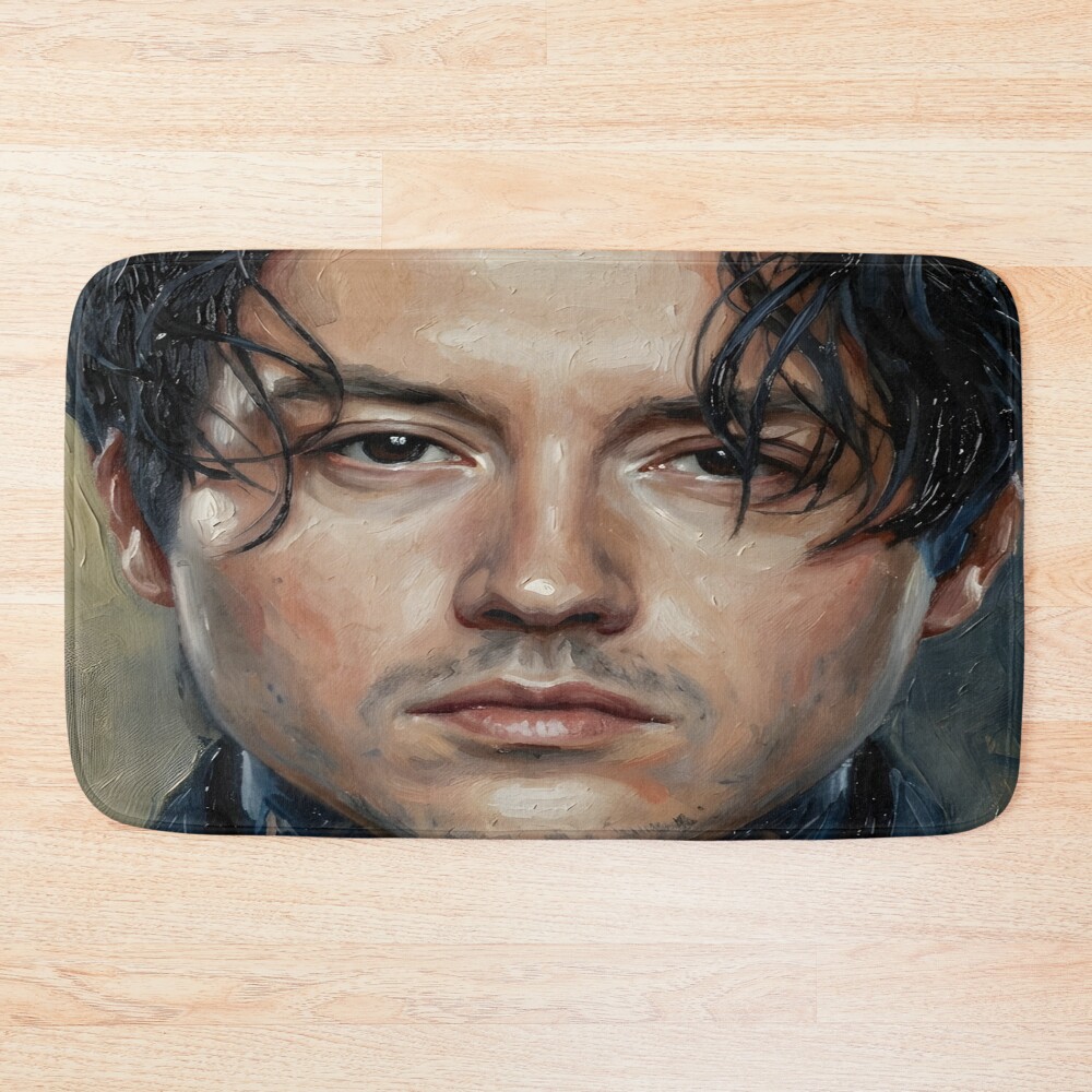 Noah Sebastian Oil Painting Bath Mat