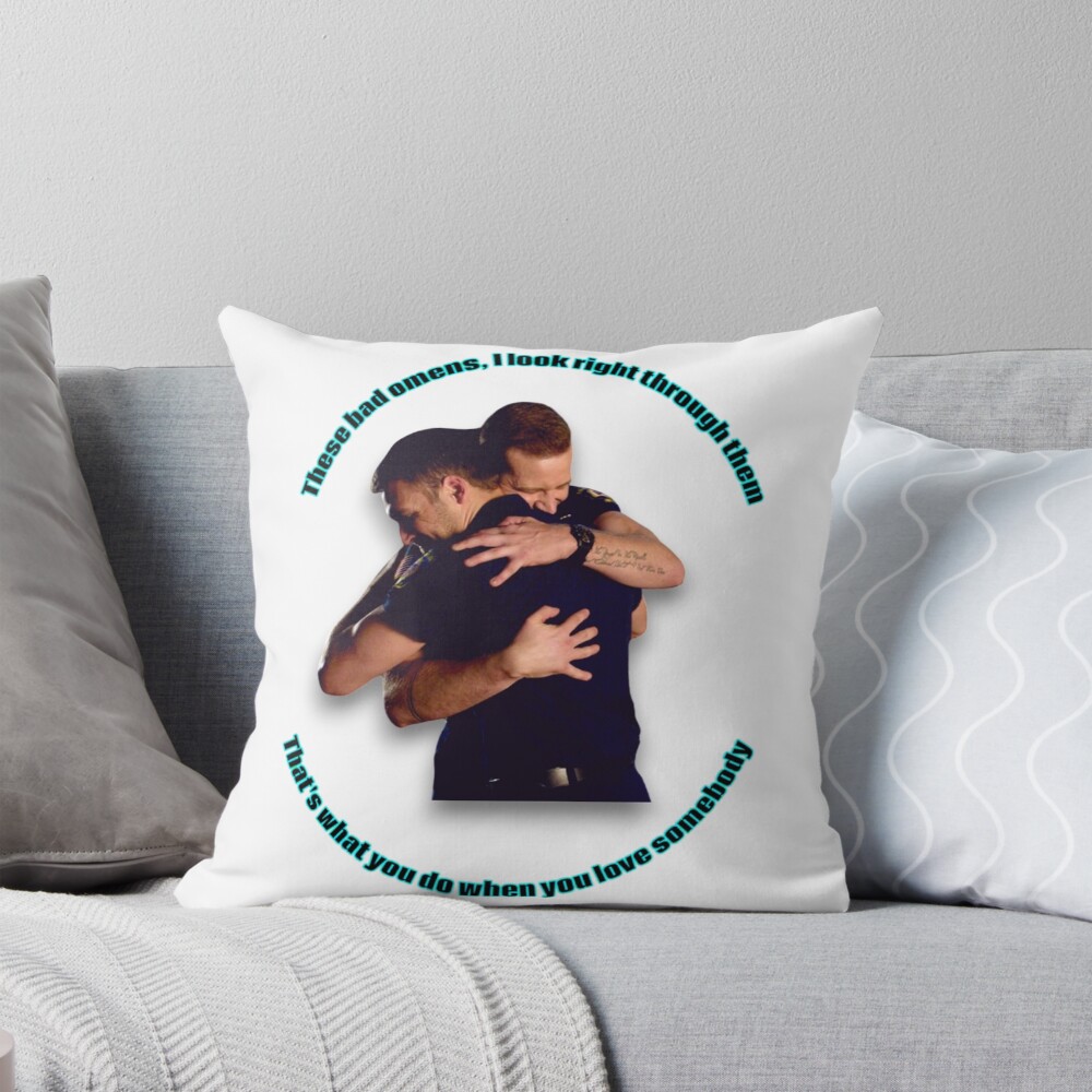 Bad Omens Buddie Throw Pillow